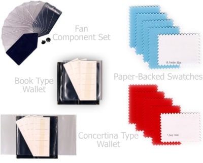 colour supplies - create your own colour analysis swatch wallets